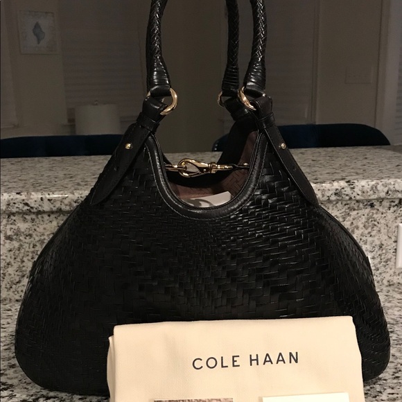 Cole Haan Handbags - ⭐️NEW!✨Cole Haan NWT! Genevieve Woven Leather Bag
